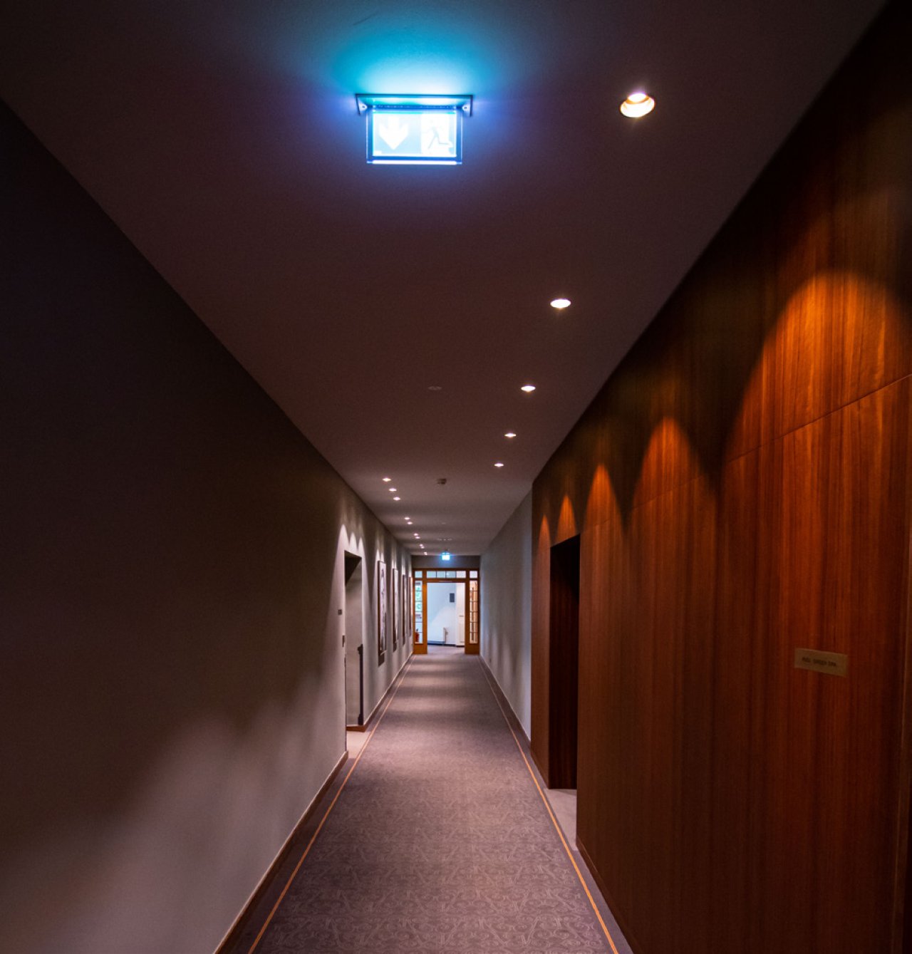 Fluchtweg  – Hotel Bachmaier Weissach – Referenz Nutz GmbH